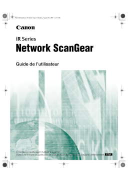 Canon iR Series Network ScanGear: IA Chat & PDF