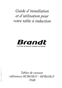 Brandt AC83 Manuel utilisateur