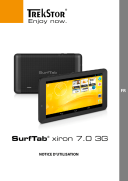 Trekstor SurfTab Xiron 7.0 3G Manuel utilisateur