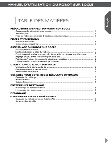 Manuel du propriétaire | KitchenAid ARTISAN 5KSM150PSECLARTISAN 5KSM150PSEMSARTISAN 5KSM150PSELTARTISAN 5KSM150PSEWHARTISAN 5KSM150PSE0BARTISAN 5KSM150PSEERARTISAN 5KSM150PSETGARTISAN 5KSM150PSEGA Manuel utilisateur | Fixfr