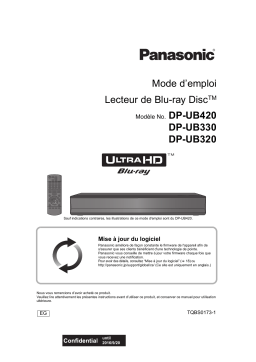 Panasonic DP-UB320EGK Manuel utilisateur