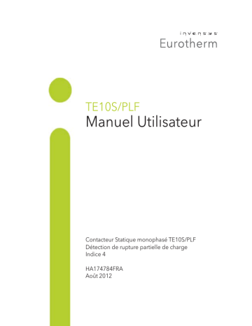 Eurotherm TE10S PLF Manuel du propriétaire | Fixfr
