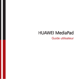 Huawei MediaPad Manuel utilisateur