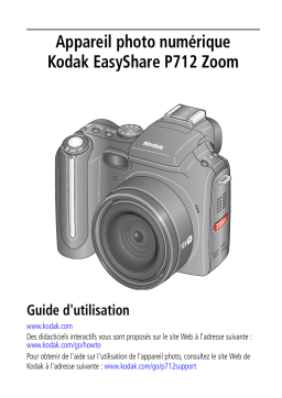 Kodak EasyShare P712 Zoom Manuel utilisateur