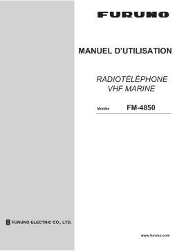 Furuno FM4850 Manuel utilisateur