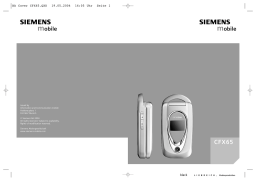 Siemens CFX65 Manuel utilisateur