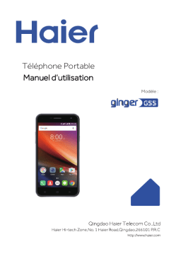 Haier Ginger G55 Manuel utilisateur