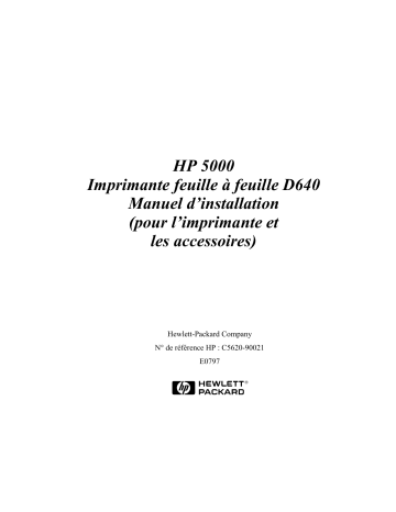 Manuel du propriétaire | HP D640 Manuel utilisateur | Fixfr