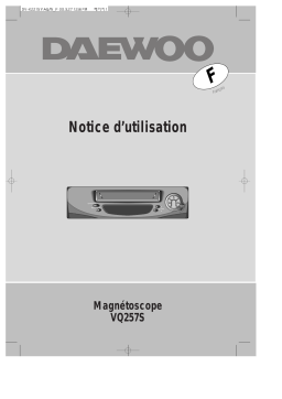 Daewoo VQ257S Manuel utilisateur