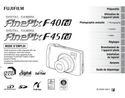 Fujifilm FinePix F40 fd Mode d'emploi