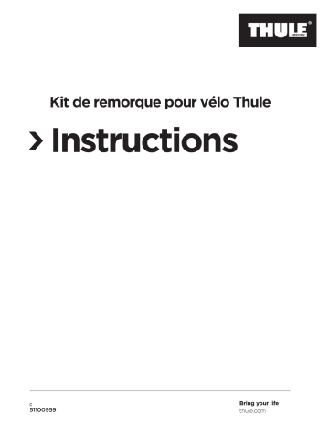 Manuel du propriétaire | Thule Bicycle Trailer Kit Manuel utilisateur | Fixfr