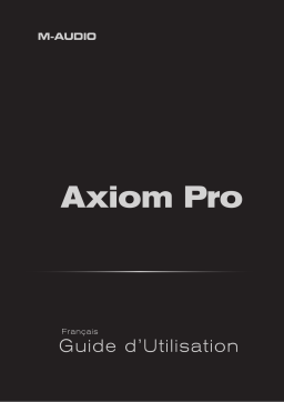 M-Audio Axiom Pro 49 Manuel utilisateur