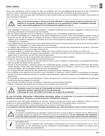 Castorama CANADIANIDRO17-B Manuel utilisateur | Fixfr