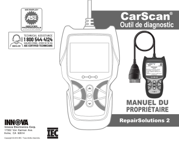 Manuel du propriétaire | Innova FixAssist 3040RS Manuel utilisateur | Fixfr