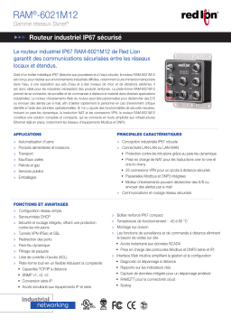 Sixnet RAM MIL/OEM Ethernet Fiche technique