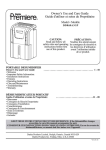 Danby DDR60A3GP Dehumidifier User Manual