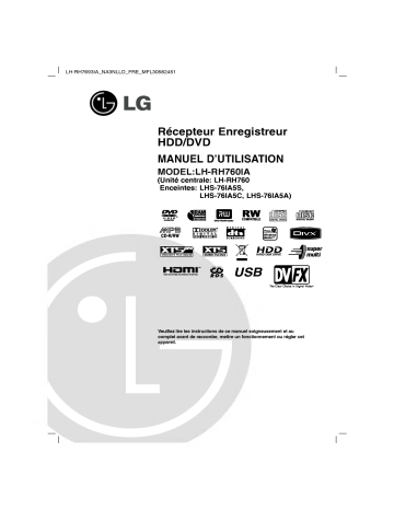 LG LH-RH7693IA Manuel du propriétaire | Fixfr