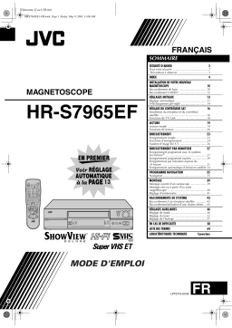 JVC HR-S7965EF Manuel utilisateur