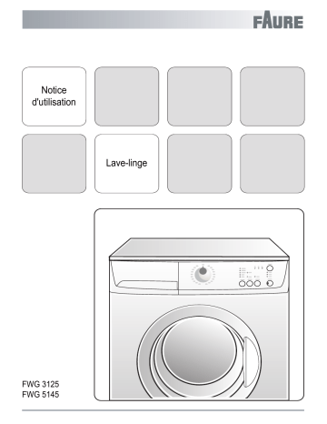 Manuel du propriétaire | Faure FWG 5145 Manuel utilisateur | Fixfr