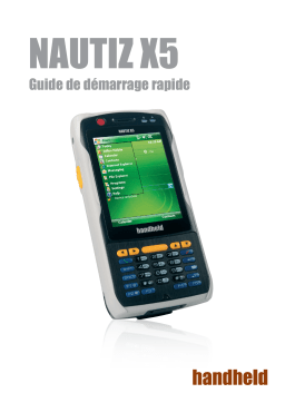 Handheld Nautiz X5 Manuel utilisateur