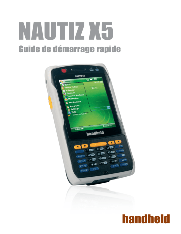 Guide de démarrage rapide | Handheld Nautiz X5 Manuel utilisateur | Fixfr