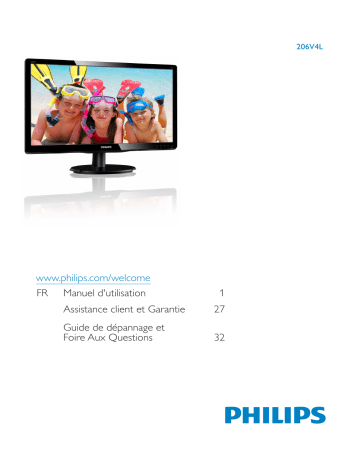 Manuel du propriétaire | Philips 206V4LSB/00 Manuel utilisateur | Fixfr