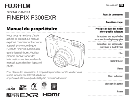 Fujifilm FinePix F300 EXR Mode d'emploi