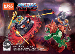 Mattel Mega Construx Masters of the Universe Battle Cat Vs. Roton Manuel utilisateur