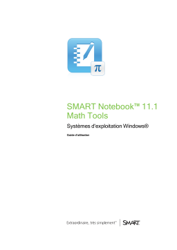 SMART Technologies Notebook 11 Mode d'emploi