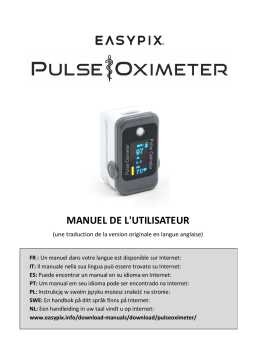 Easypix Pulse Oximeter Manuel utilisateur