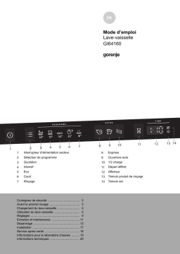 Gorenje GI 64160 S Manuel utilisateur