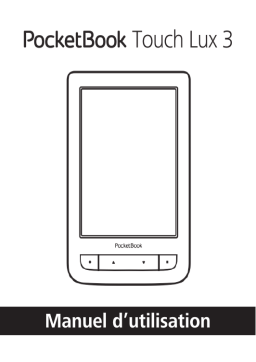 Pocketbook Touch Lux 3 Manuel utilisateur