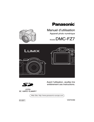 Panasonic DMC FZ7 Manuel utilisateur | Fixfr