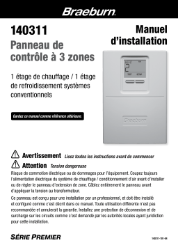 Braeburn 140311 Premier 3-Zone Control Panel Manuel utilisateur