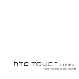 HTC Touch Cruise 09 Manuel utilisateur