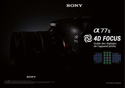 Sony ALPHA 77 II Manuel utilisateur