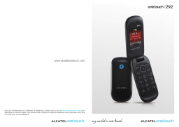 Alcatel 292 Manuel utilisateur