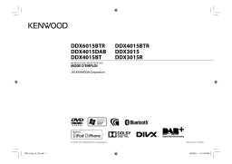 Kenwood DDX-6015BTR Manuel utilisateur