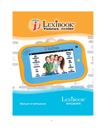 Tablet Junior | Mode d'emploi | Lexibook MFC250 FR Manuel utilisateur | Fixfr
