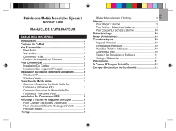 Oregon Scientific I300 Manuel utilisateur