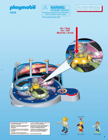 Manuel du propriétaire | Playmobil 5554 Manuel utilisateur | Fixfr