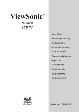 ViewSonic N3240w Manuel utilisateur