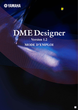 Yamaha DMEDESIGNER V1.2 Manuel utilisateur