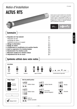 Somfy 5005793C Manuel utilisateur