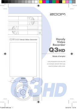 Zoom Q3 HD Mode d'emploi