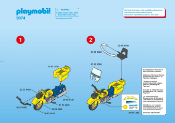 Manuel du propriétaire | Playmobil 9974 Manuel utilisateur | Fixfr