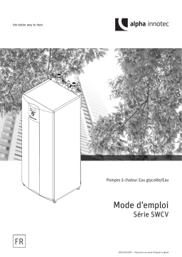 Alpha innotec SWCV Manuel utilisateur