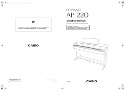 Casio CELVIANO AP 220 Manuel utilisateur