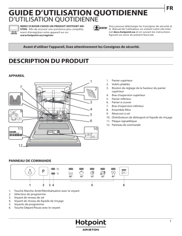 Mode d'emploi | Whirlpool HI 3010 Manuel utilisateur | Fixfr