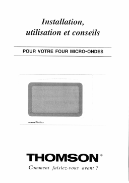 Thomson TM28GR Manuel utilisateur